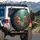 Vibrant Poppies Bell Blooms Floral Garden Butterflies - Garden Lover Gift Spare Tire Cover - 3