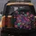 Vibrant Gradient Paw Prints Black Background - Pet Lover Everyday Car Accessory Spare Tire Cover - 5