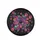 Vibrant Gradient Paw Prints Black Background - Pet Lover Everyday Car Accessory Spare Tire Cover - 4