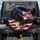 Majestic Soaring Bald Eagle Flowing American Flag - Independence Day Patriotic Gift Spare Tire Cover - 1