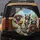 Raccoons Driving Steering Wheel Road Trip - Wildlife Traveler Lifestyle Gift Spare Tire Cover - 5