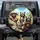 Raccoons Driving Steering Wheel Road Trip - Wildlife Traveler Lifestyle Gift Spare Tire Cover - 1