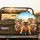Golden Retrievers Sunglasses Road Trip Palm Fronds - Dog Lover Travel Gift Spare Tire Cover - 2