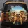 Golden Retrievers Sunglasses Road Trip Palm Fronds - Dog Lover Travel Gift Spare Tire Cover - 5