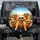 Golden Retrievers Sunglasses Road Trip Palm Fronds - Dog Lover Travel Gift Spare Tire Cover - 1