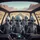 Grey Aliens Cruising Futuristic Vehicle Desert Highway - Sci-Fi Lover Gift Spare Tire Cover - 6