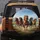 Galloping Wild Horses Grassland Landscape - Outdoor Adventure Decor Spare Tire Cover - 5