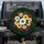 White Golden Gerbera Daisies Chrysanthemum Blossoms - Outdoor Decor Flower Lover Gift Spare Tire Cover - 1