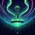 Extraterrestrial Alien Glowing Forest - Car Accessory Gift for Sci-Fi Fans Spare Tire Cover - 6