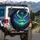 Extraterrestrial Alien Glowing Forest - Car Accessory Gift for Sci-Fi Fans Spare Tire Cover - 3