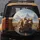 Cheerful Capybaras Driving Sun-Drenched Desert Road & Mountains - Wildlife Lover Gift Spare Tire Cover - 5