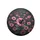 Prominent Black Butterfly Pink Daisy Bloom Leafy Greens - Lush Floral Wildlife Lover Gift Spare Tire Cover - 4
