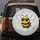 Smiling Cartoon Bee Sunglasses Honeycomb - Everyday Bee Lover Gift Spare Tire Cover - 5