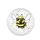 Smiling Cartoon Bee Sunglasses Honeycomb - Everyday Bee Lover Gift Spare Tire Cover - 4