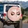 Rose Gold Metallic Eyes Lashes Glitter Stars Blush Pink Glamour Accessory Gift Spare Tire Cover - 3