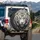 Majestic White Tiger Intense Gaze Black Stripes - Wildlife Lover Gift for Animal Lovers Spare Tire Cover - 3