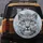Majestic Snow Leopard Face Ice Blue Eyes - Wildlife Lover Gift Spare Tire Cover - 5