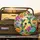 Stained Glass Hummingbirds Rich Flowers Lush Leaves Mosaic - Wildlife Lover Home Decor Gift Spare Tire Cover - 2