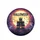 Halloween Dripping Text Haunted Mansion Full Moon - Spooky Night Decor Spare Tire Cover - 4