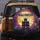 Halloween Dripping Text Haunted Mansion Full Moon - Spooky Night Decor Spare Tire Cover - 5