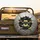 Large-Eyed Green Tree Frog Breaking Concrete Wall - Outdoor Car Accessory Spare Tire Cover - 2