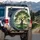 Ancient Weeping Willow Tree Glowing Mist - Outdoor Decor Gift for Nature Lover Spare Tire Cover - 3