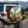 Giraffe Hamster Steering Map Journey - Outdoor Explorer Gift Spare Tire Cover - 3