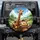 Giraffe Hamster Steering Map Journey - Outdoor Explorer Gift Spare Tire Cover - 1