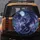 Amethyst Sapphire Crystal Dragon Moon Starry Night - Fantasy Lover Home Decor Gift Spare Tire Cover - 5
