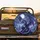 Amethyst Sapphire Crystal Dragon Moon Starry Night - Fantasy Lover Home Decor Gift Spare Tire Cover - 2