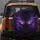 Electric Purple Cat Eyes Cosmic Swirl - Mystical Fantasy Decor Cat Lover Gift Spare Tire Cover - 5