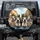 Wide-Eyed Great Danes Urban Street Scene Adventure - Dog Lover Travel Gift Spare Tire Cover - 1