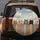 Five Adorable Cats Rustic Wooden Fence Cloud Sky - Everyday Cat Lover Home Decor Spare Tire Cover - 5