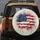 Brushstroke American Flag Splatters - Independence Day Gift for Veterans Spare Tire Cover - 5