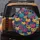 Dense Vibrant Cartoon Cat Faces - Cat Lover Everyday Gift Spare Tire Cover - 5