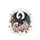 Black Dragon Pink Roses Gothic Fantasy - Dark Mystical Dragon Lover Gift Spare Tire Cover - 4