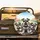 Five Miniature Schnauzers Journey Landscape - Dog Lover Travel Gift Spare Tire Cover - 2