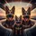 German Shepherds Sunset Road Trip - Dog Lover Gift for Pet Parents Spare Tire Cover - 6