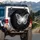White Butterfly Constellation Stars - Cosmic Decor Gift for Stargazer Spare Tire Cover - 3