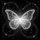 White Butterfly Constellation Stars - Cosmic Decor Gift for Stargazer Spare Tire Cover - 6