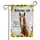 Brown Horse Sunflower Welcome-ish - Distressed Wood Farmhouse Home Decor Garden Flag - 3