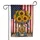 Proudly American Sunflower Flag Mason Jar Butterflies Patriotic Home Decor Garden Flag - 3