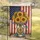 Proudly American Sunflower Flag Mason Jar Butterflies Patriotic Home Decor Garden Flag - 5