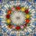 Tulip Forget-Me-Nots Pansies Floral Wreath - Home Decor Gift for Flower Lover Stained Glass Suncatcher - 5