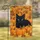 Black Cat Pumpkins Fall Leaves - Autumn Home Decor Gift for Cat Lover Garden Flag - 1