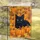 Black Cat Pumpkins Fall Leaves - Autumn Home Decor Gift for Cat Lover Garden Flag - 5