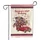 Vintage Red Pickup Truck American Flags - America's 250th Birthday 1776-2026 Garden Flag - 3