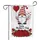 Happy Mother's Day Gnome Heart Balloon Pink Roses Tulips Foliage - Gift for Mom Garden Flag - 3
