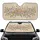 Wildflower Botanical Lilac Daisy Peach Floral - Road Trip Travel Essential Car Sunshade - 1