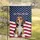 Beagle Puppy American Flag God Bless America - Patriotic Home Decor Gift for Dog Lovers Garden Flag - 5